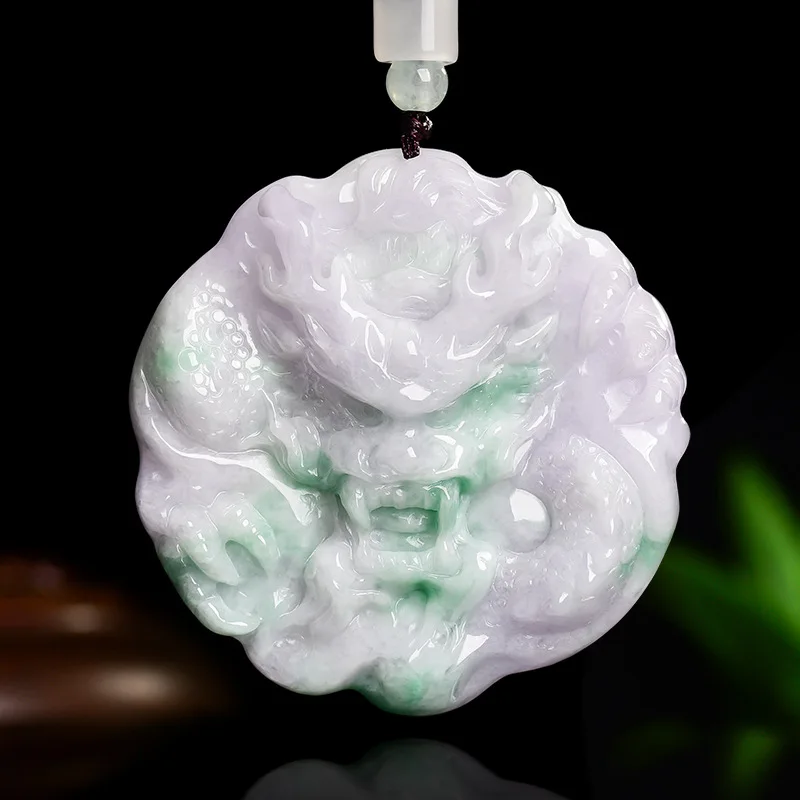 Myanmar Jadeite Dragon Pendant Necklace Gifts for Women Charm Carved Amulet Vintage Talismans Stone Real Jewelry Burmese Jade
Myanmar Jadeite Dragon Pendant Necklace Gifts for Women Charm Carved Amulet Vintage Talismans Stone Real Jewelry Burmese Jade