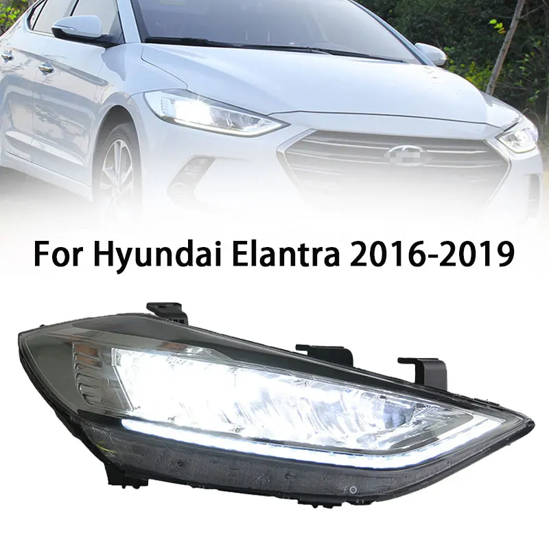 Head Lamp for Hyundai Elantra LED Headlight 2016-2020 Headlights Elantra DRL Turn Signal High Beam Angel Eye Projector Lens
Head Lamp for Hyundai Elantra LED Headlight 2016-2020 Headlights Elantra DRL Turn Signal High Beam Angel Eye Projector Lens