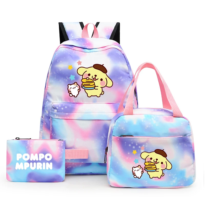 3pcs Sanrio Pompompurin Kids Pen Lunch Bags Bookbag Cartoon School Girls Boys Backpack Student Travel Knapsack Mochila
3pcs Sanrio Pompompurin Kids Pen Lunch Bags Bookbag Cartoon School Girls Boys Backpack Student Travel Knapsack Mochila