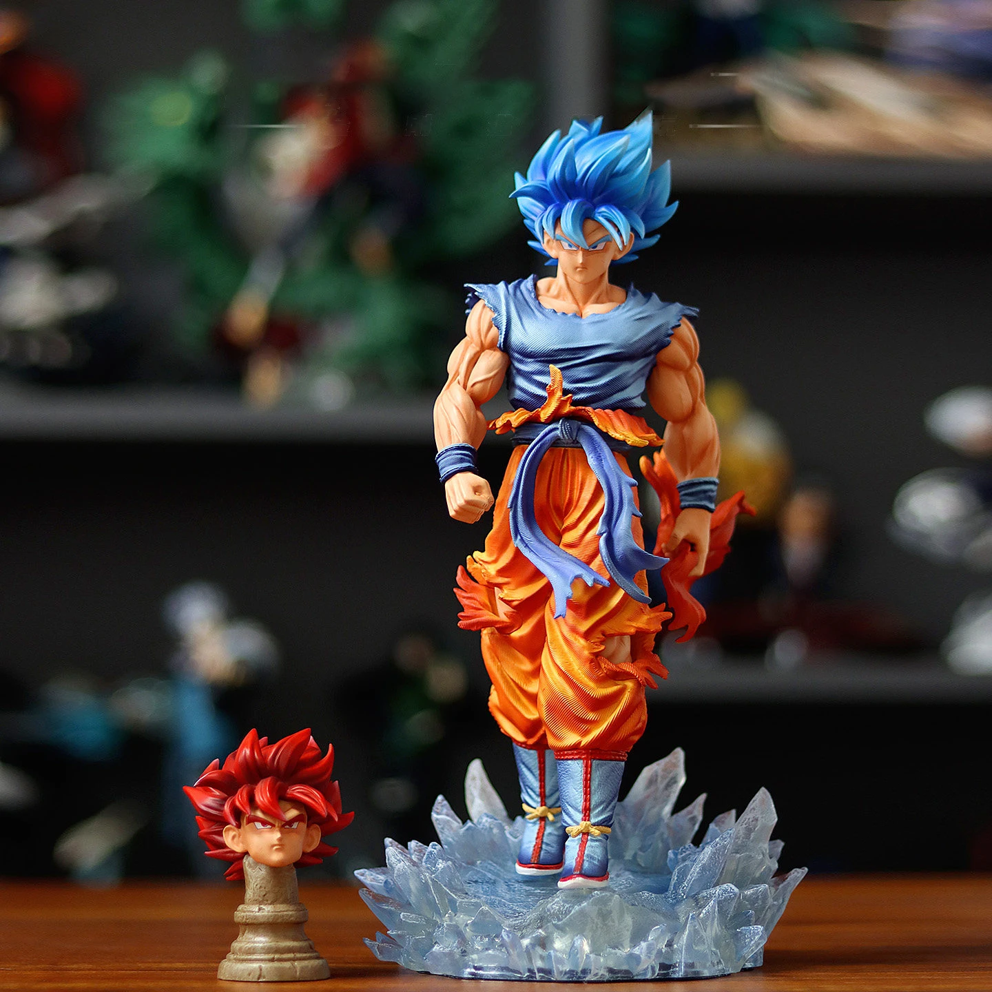 Jt Statue Dragon Ball Z Son Goku Figure Goku Blue Jt Led Base Super Saiyan Action Figures Collection Model Toys Gift
Jt Statue Dragon Ball Z Son Goku Figure Goku Blue Jt Led Base Super Saiyan Action Figures Collection Model Toys Gift