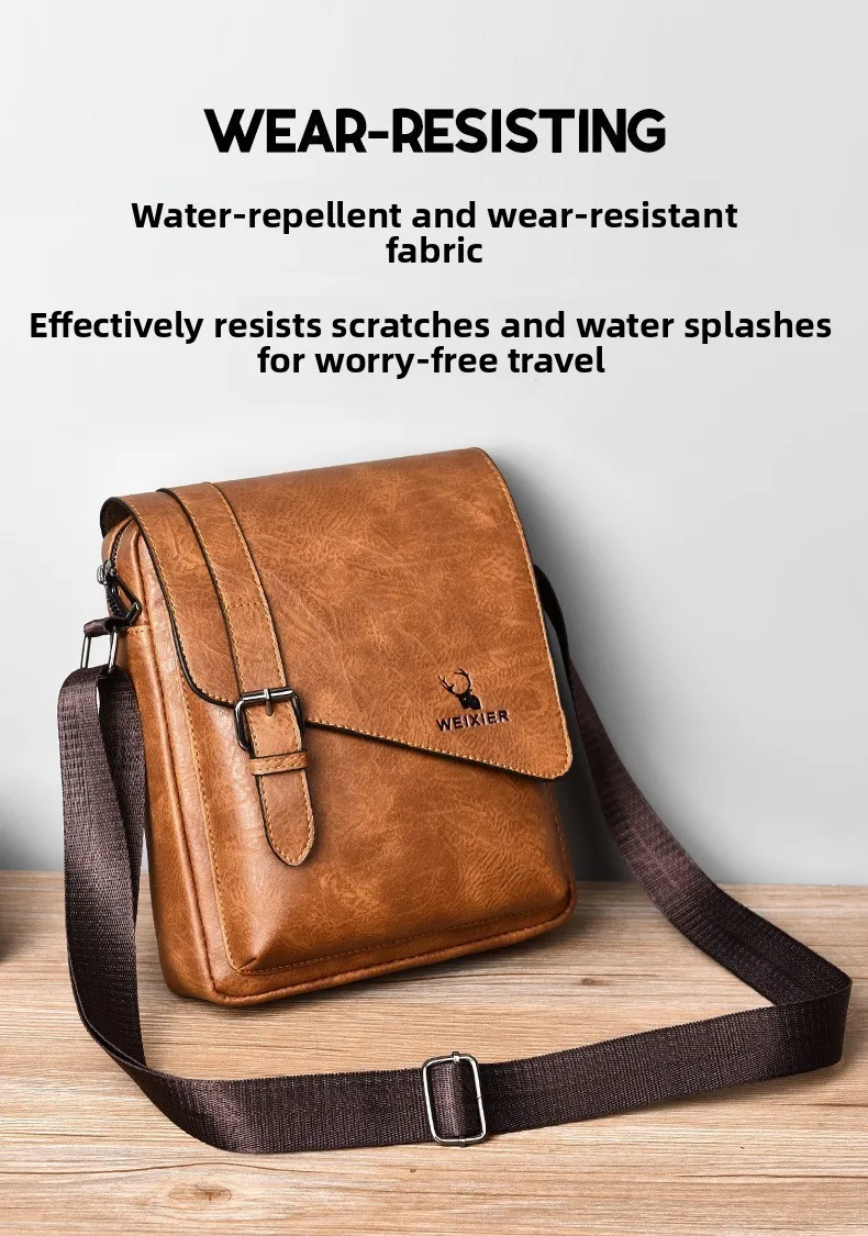 Men's Retro Casual Crossbody Bag Large Capacity Tote Bag Versatile Diagonal Hanging Bag Japanese Style Single Shoulder Bag Men's Retro Casual Crossbody Bag Large Capacity Tote Bag Versatile Diagonal Hanging Bag Japanese Style Single Shoulder Bag