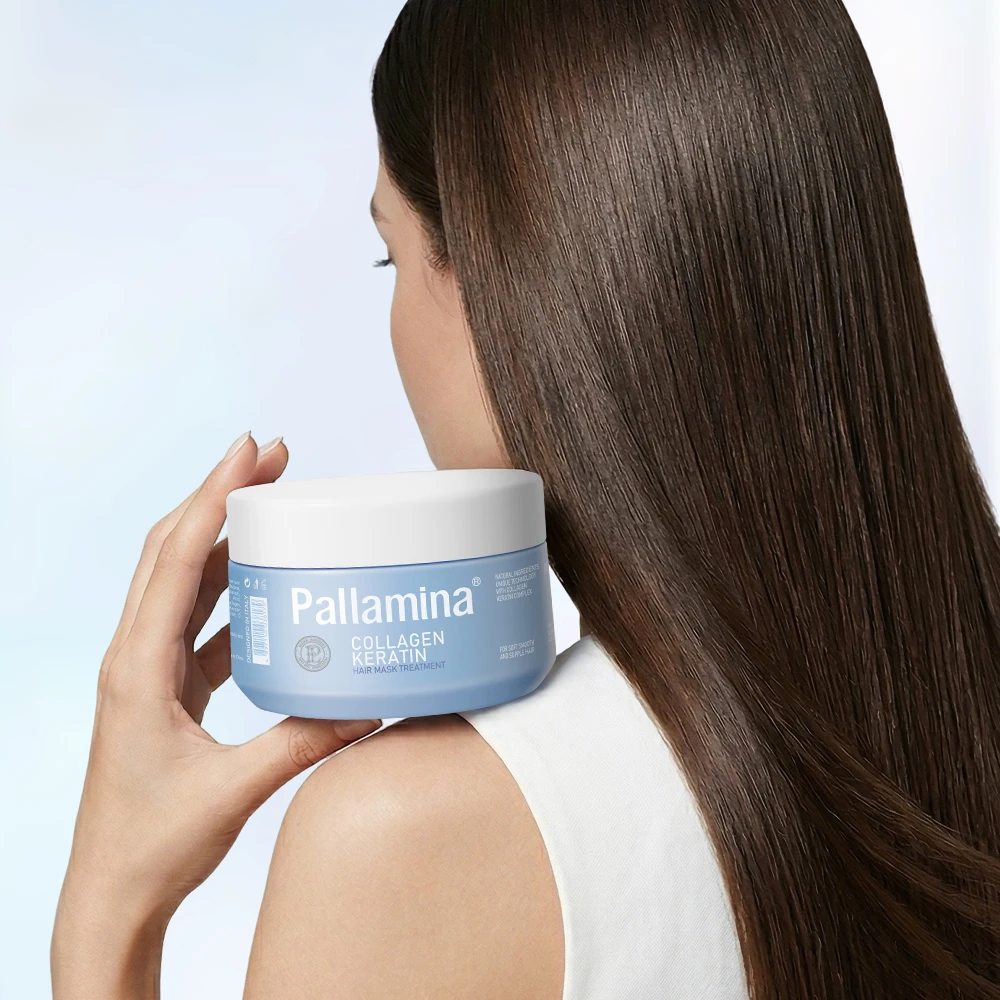 Pallamina Collagen Keratin Hair Mask Treatment 500ml Soft Smooth Supple Nourish Shine Dry Damage Hair
Pallamina Collagen Keratin Hair Mask Treatment 500ml Soft Smooth Supple Nourish Shine Dry Damage Hair
