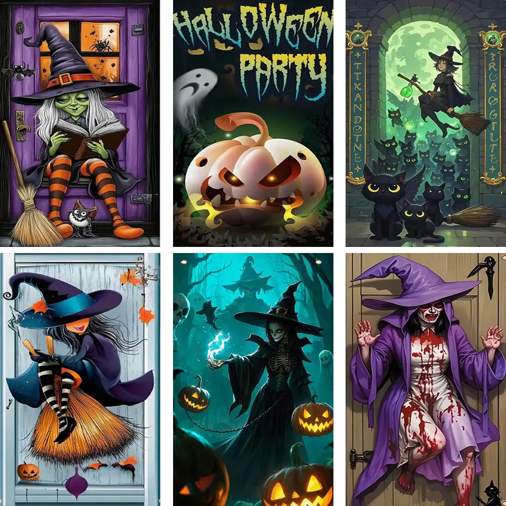 Horror Halloween Theme Background Vertical Hanging Cloth Door Decoration Witch Bat Backdrop Supplies Room Decor Props Kid Gifts
Horror Halloween Theme Background Vertical Hanging Cloth Door Decoration Witch Bat Backdrop Supplies Room Decor Props Kid Gifts