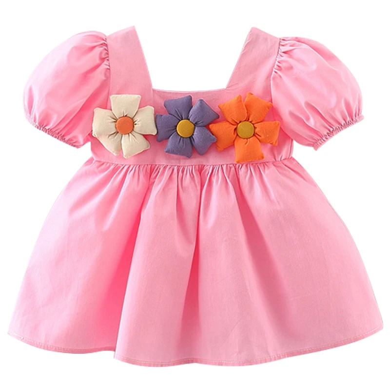 Summer Newborn Baby Clothes Toddler Girl Dresses Korean Cartoon Cute Flowers Short Sleeve Cotton Princess Birthday Dress BC1749
Summer Newborn Baby Clothes Toddler Girl Dresses Korean Cartoon Cute Flowers Short Sleeve Cotton Princess Birthday Dress BC1749
