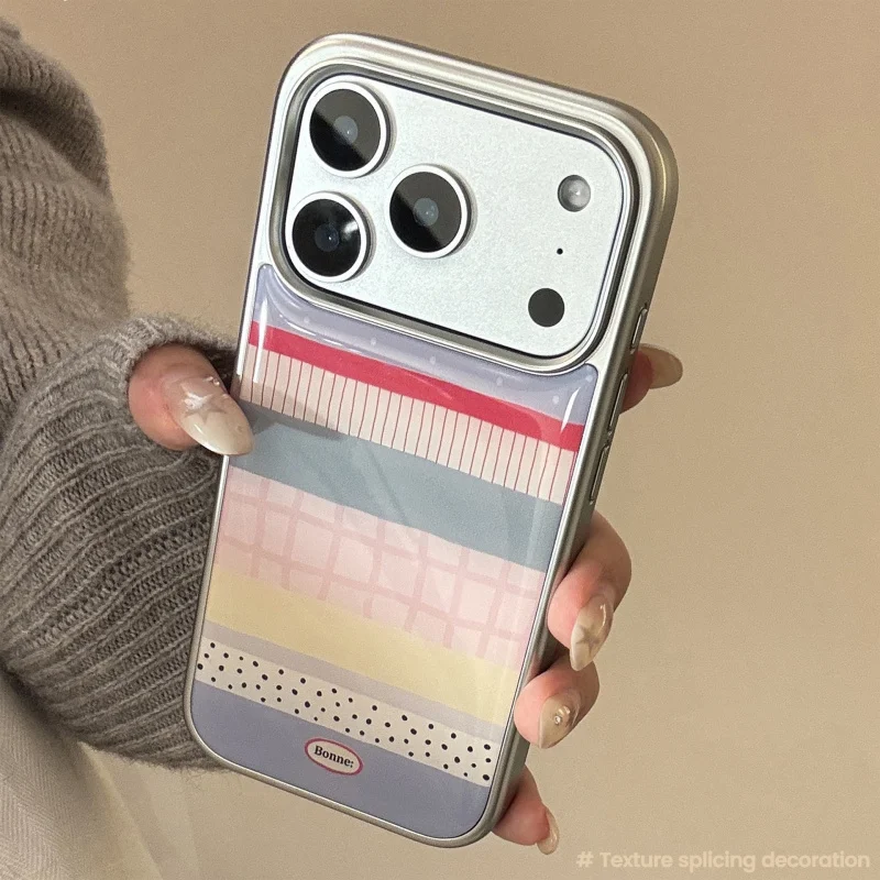 ins Color Block Striped Phone case Suitable for iPhone 17 Pro Max/16/15/14/13/12
ins Color Block Striped Phone case Suitable for iPhone 17 Pro Max/16/15/14/13/12