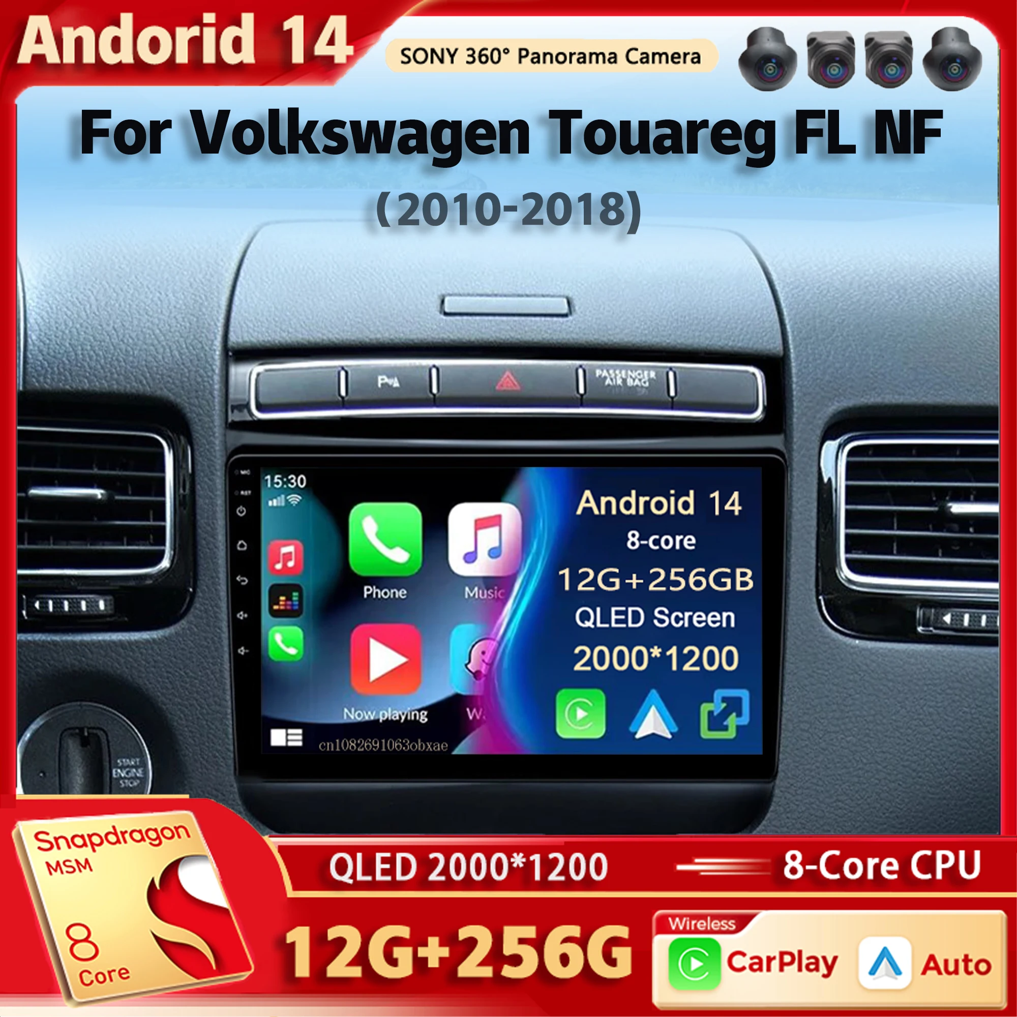 Android 14 Car Radio Multimedia Player For Volkswagen Touareg FL NF 2010 - 2018 Auto Carplay Car Stereo DSP wifi+4G Ai voice BT
Android 14 Car Radio Multimedia Player For Volkswagen Touareg FL NF 2010 - 2018 Auto Carplay Car Stereo DSP wifi+4G Ai voice BT