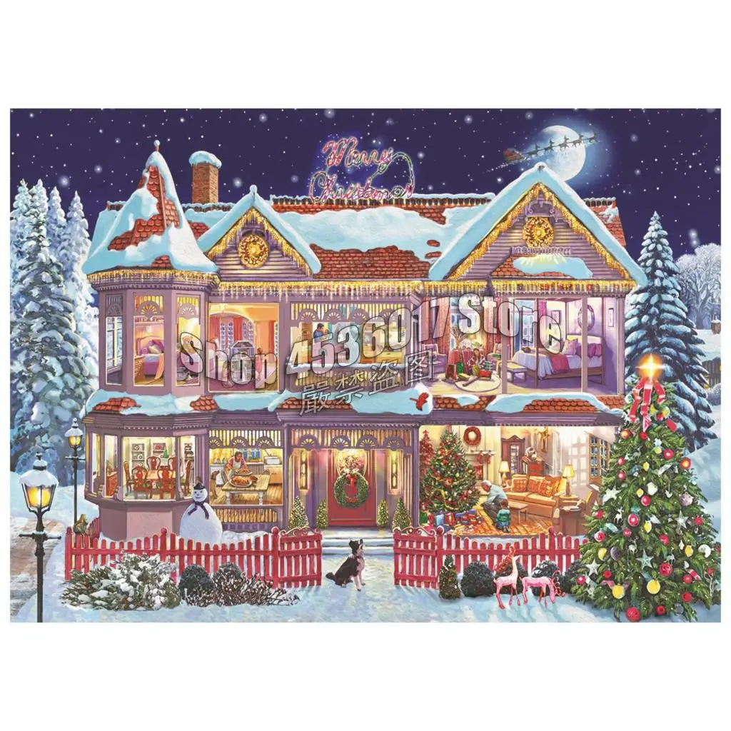 Castle Houses 5D DIY Diamond Painting Cross stitch kits Christmas Diamond Embroidery Full square Mosaic decoración hogar art
Castle Houses 5D DIY Diamond Painting Cross stitch kits Christmas Diamond Embroidery Full square Mosaic decoración hogar art