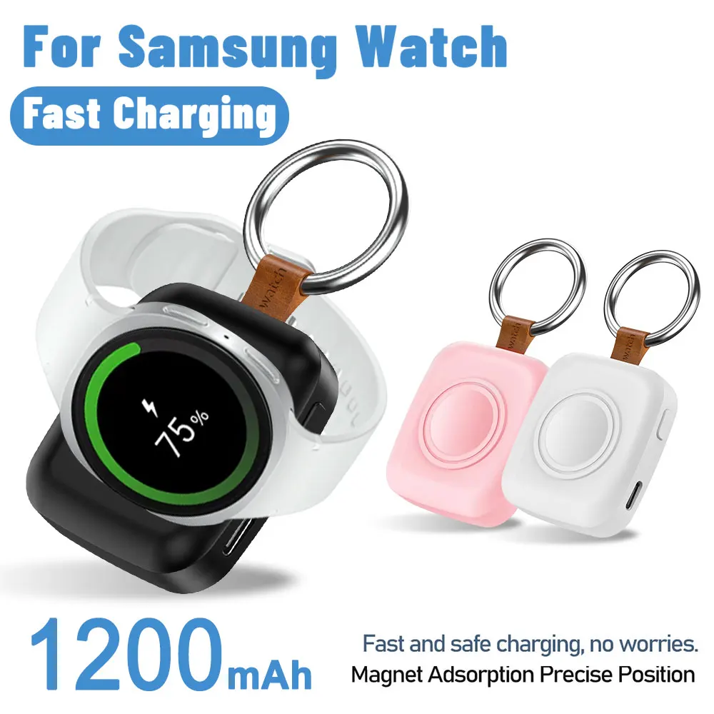 Portable Magnetic Watch Wireless Fast Charger for samsung Galaxy Watch 9 8 7 6 5 SE Type C convert Charger for Galaxy Watch
Portable Magnetic Watch Wireless Fast Charger for samsung Galaxy Watch 9 8 7 6 5 SE Type C convert Charger for Galaxy Watch