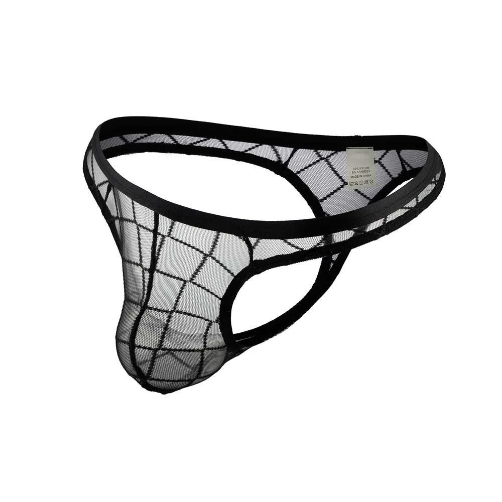 Grid Mesh Underpants Plaid Hollow Men's Mesh Thongs Ultra-thin Low Waist Male Briefs Lingerie Breathable Men's Underwear Summer
Grid Mesh Underpants Plaid Hollow Men's Mesh Thongs Ultra-thin Low Waist Male Briefs Lingerie Breathable Men's Underwear Summer