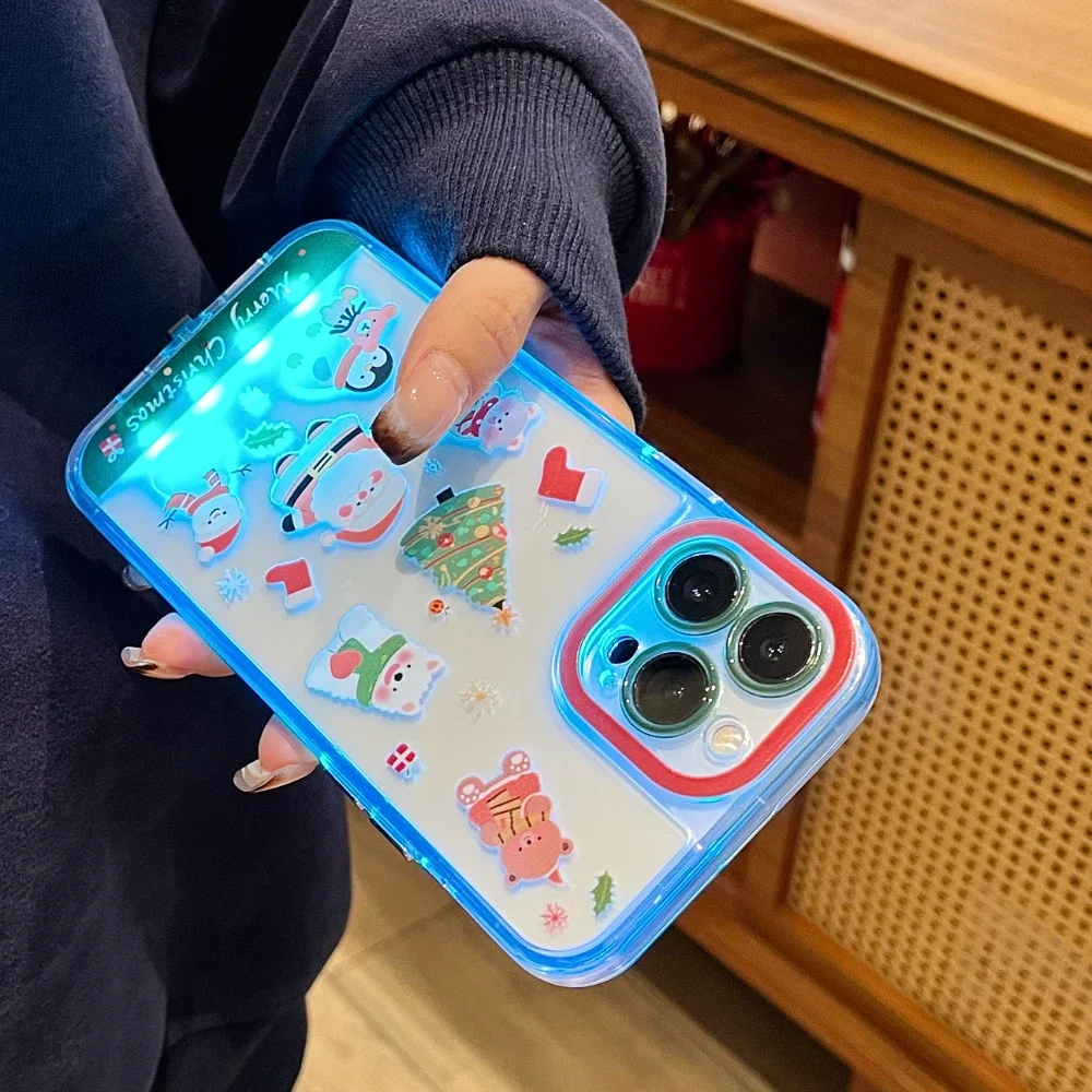 Luminous Call Light Up Flash Christmas Snowman Santa Claus Phone Case For iPhone 17 16 15 13 12 11 14 ProMax Plus Air Grow Cover
Luminous Call Light Up Flash Christmas Snowman Santa Claus Phone Case For iPhone 17 16 15 13 12 11 14 ProMax Plus Air Grow Cover