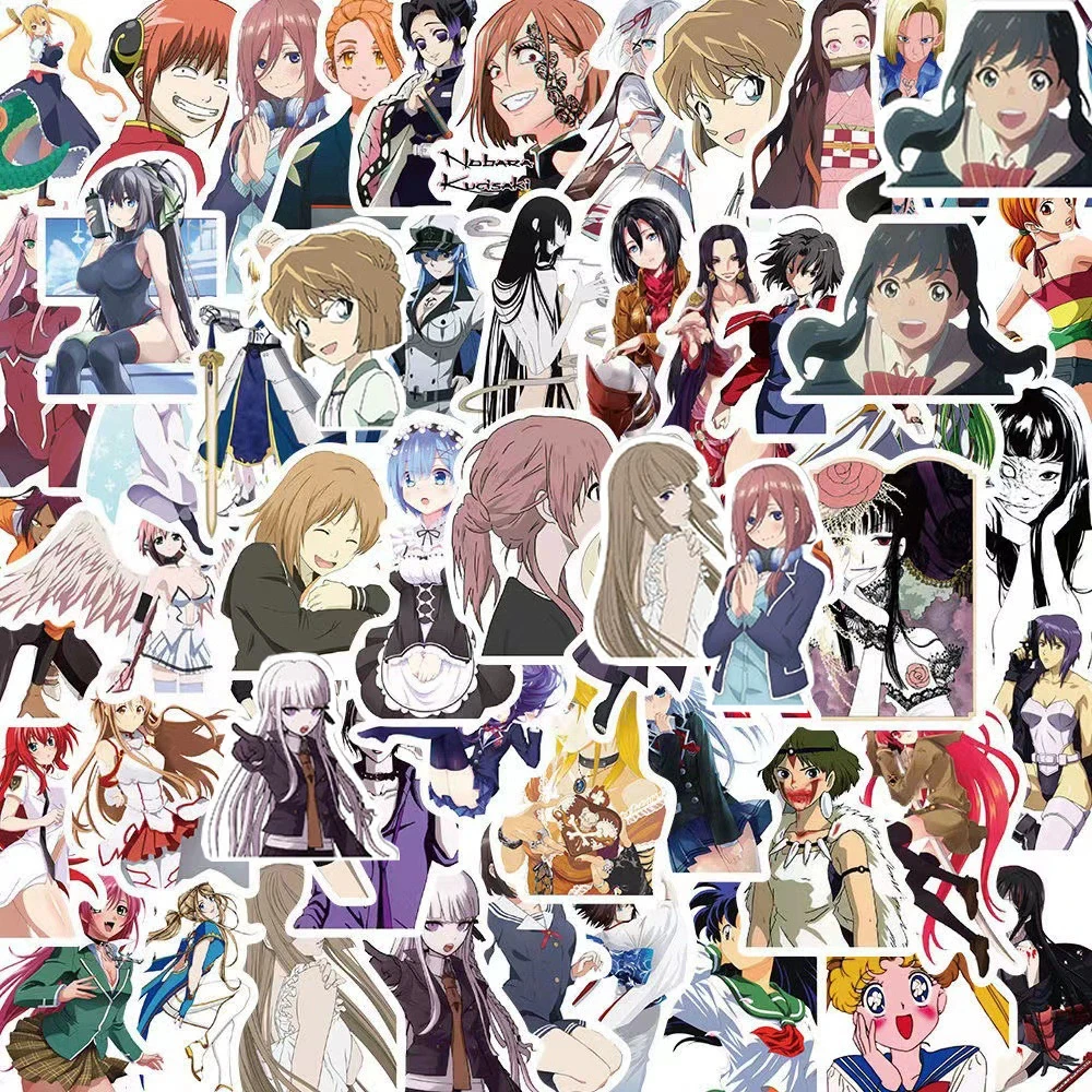 10/30/50pcs Mix Anime Girl Stickers Aesthetic Graffiti Decals for Stationery Phone Notebook Guitar Cute Cartoon Sticker Kid Toys
10/30/50pcs Mix Anime Girl Stickers Aesthetic Graffiti Decals for Stationery Phone Notebook Guitar Cute Cartoon Sticker Kid Toys
