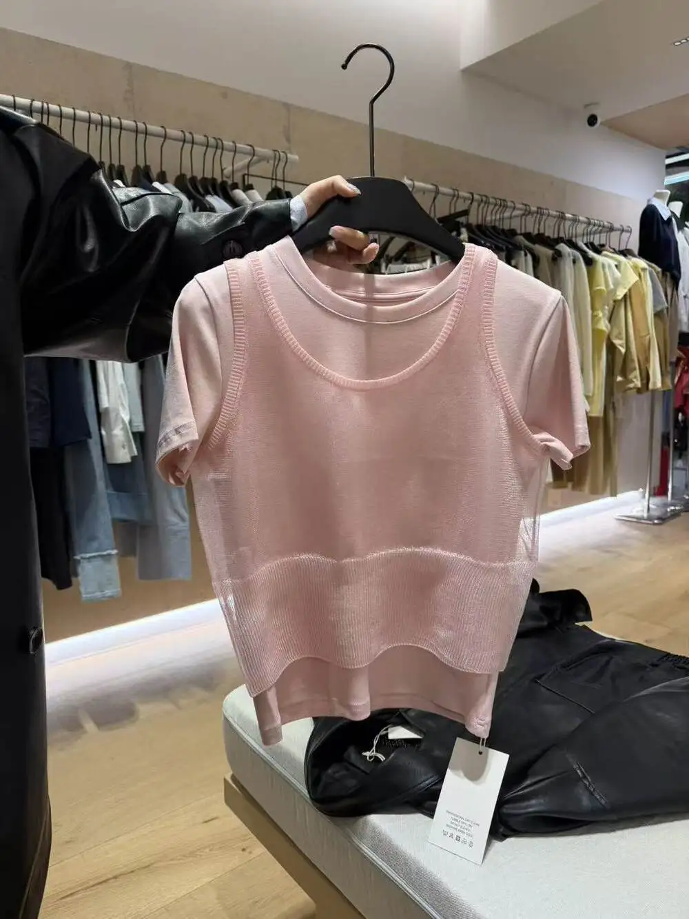 Sweet Little Woman Short Sleeve T Vest Set B266038 Commute Style Slim Fit round Neck Pullover Top And Bottoms Ensemble
Sweet Little Woman Short Sleeve T Vest Set B266038 Commute Style Slim Fit round Neck Pullover Top And Bottoms Ensemble