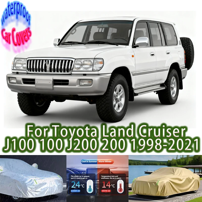 For Toyota Land Cruiser J100 100 J200 200 1998-2021 Outdoor Protection Full Car Covers Snow Cover Sunshade Waterproof Dustproof
For Toyota Land Cruiser J100 100 J200 200 1998-2021 Outdoor Protection Full Car Covers Snow Cover Sunshade Waterproof Dustproof