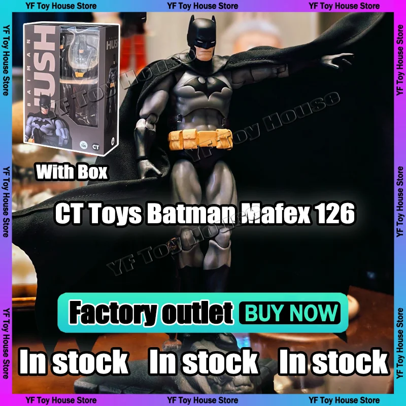Ct Toys Batman Mafex 126 Dc Bat Man Figure Shf Anime Action Figure Figurine Statue Model Toys Customized For Kids Gifts In Stock
Ct Toys Batman Mafex 126 Dc Bat Man Figure Shf Anime Action Figure Figurine Statue Model Toys Customized For Kids Gifts In Stock