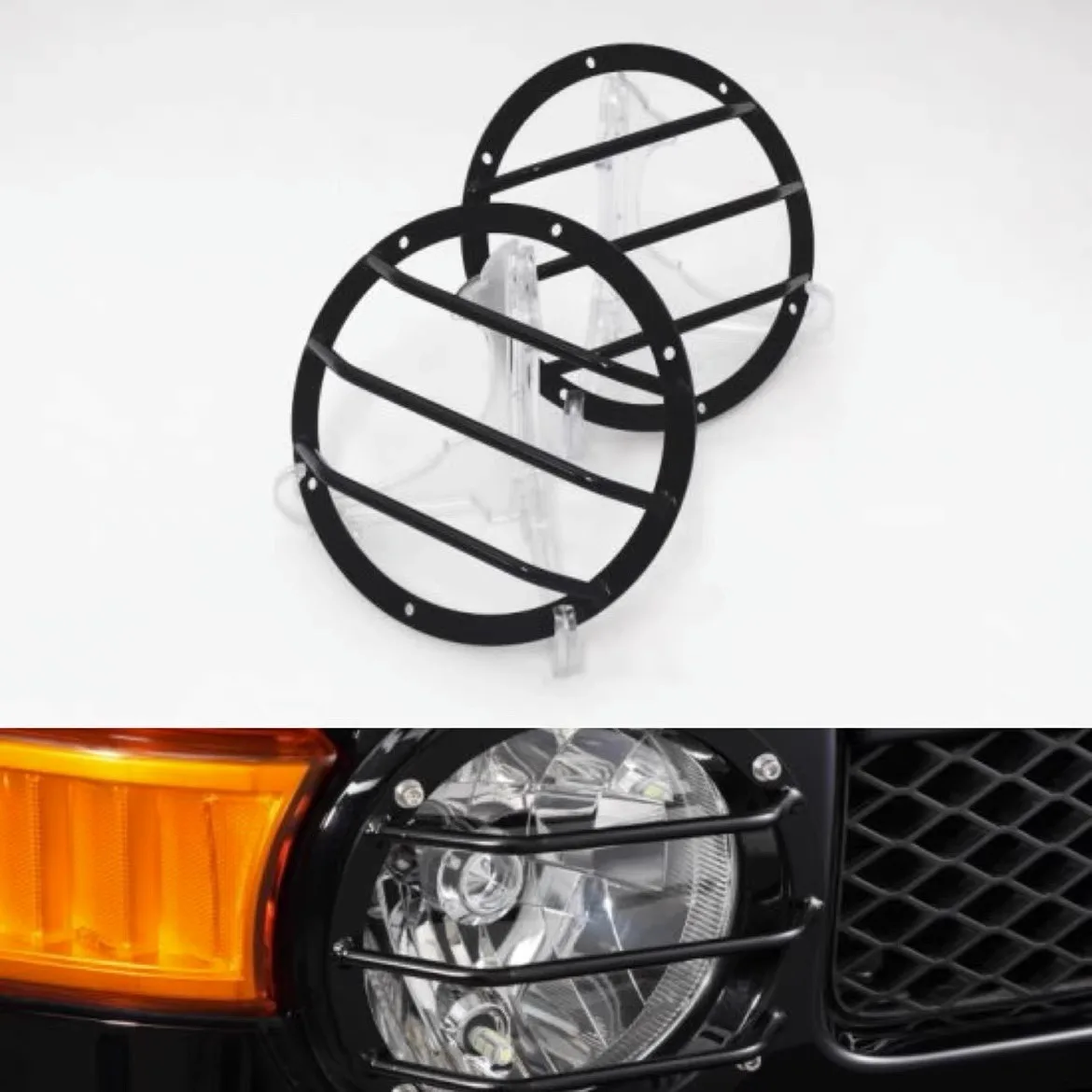 2007-2022 Metal protective cover for Toyota FJ Cruiser headlights Headlight protective cover modified to high-end exterior parts
2007-2022 Metal protective cover for Toyota FJ Cruiser headlights Headlight protective cover modified to high-end exterior parts