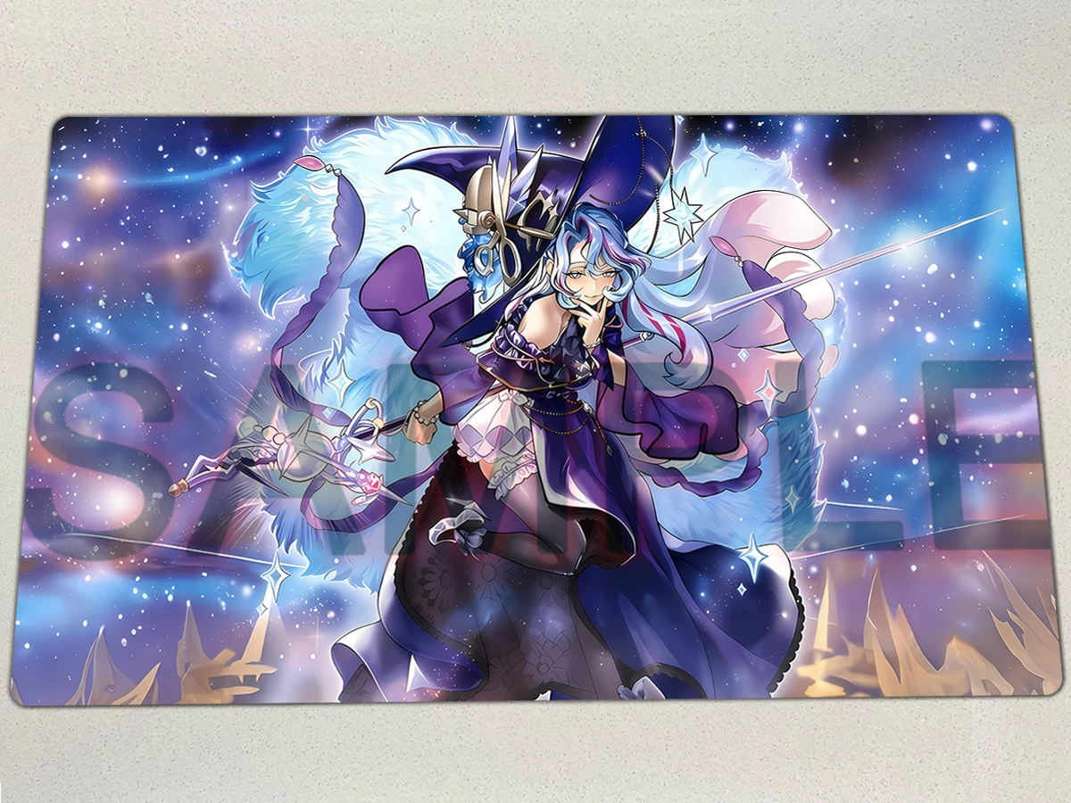 YuGiOh Playmat Witchcrafter Madame Rilliona TCG CCG Mat Board Game Pad Trading Card Game Mat Rubber Mousepad Free Bag 60x35cm
YuGiOh Playmat Witchcrafter Madame Rilliona TCG CCG Mat Board Game Pad Trading Card Game Mat Rubber Mousepad Free Bag 60x35cm
