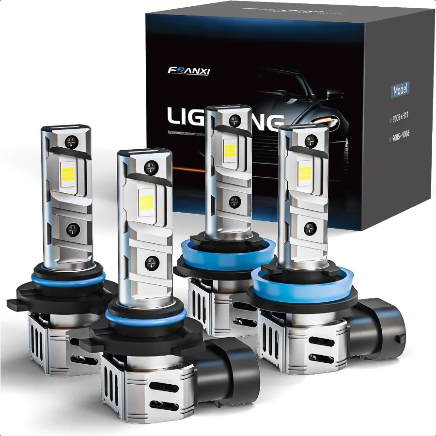 FRANXI 9005 HB3 H11 H8 H9 H16 Лампы Комбинированные противотуманные фары 120 Вт er Bright 6000K Холодный белый 1:1 Дизайн с охлаждающим вентилятором Plug and Play
FRANXI 9005 HB3 H11 H8 H9 H16 Лампы Комбинированные противотуманные фары 120 Вт er Bright 6000K Холодный белый 1:1 Дизайн с охлаждающим вентилятором Plug and Play