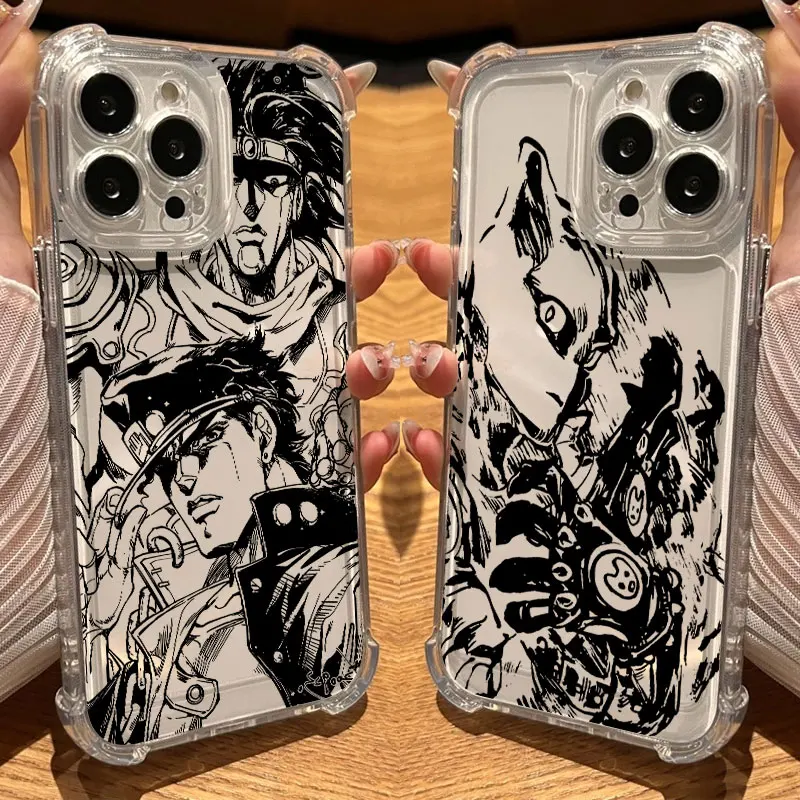 JOJO Kujo Jotaro Anime Clear Case For iPhone 17 16 15 14 13 12 11 Pro Max 16e 17e Air 13 15 Plus XS X 7 8 Shockproof Phone Cover
JOJO Kujo Jotaro Anime Clear Case For iPhone 17 16 15 14 13 12 11 Pro Max 16e 17e Air 13 15 Plus XS X 7 8 Shockproof Phone Cover