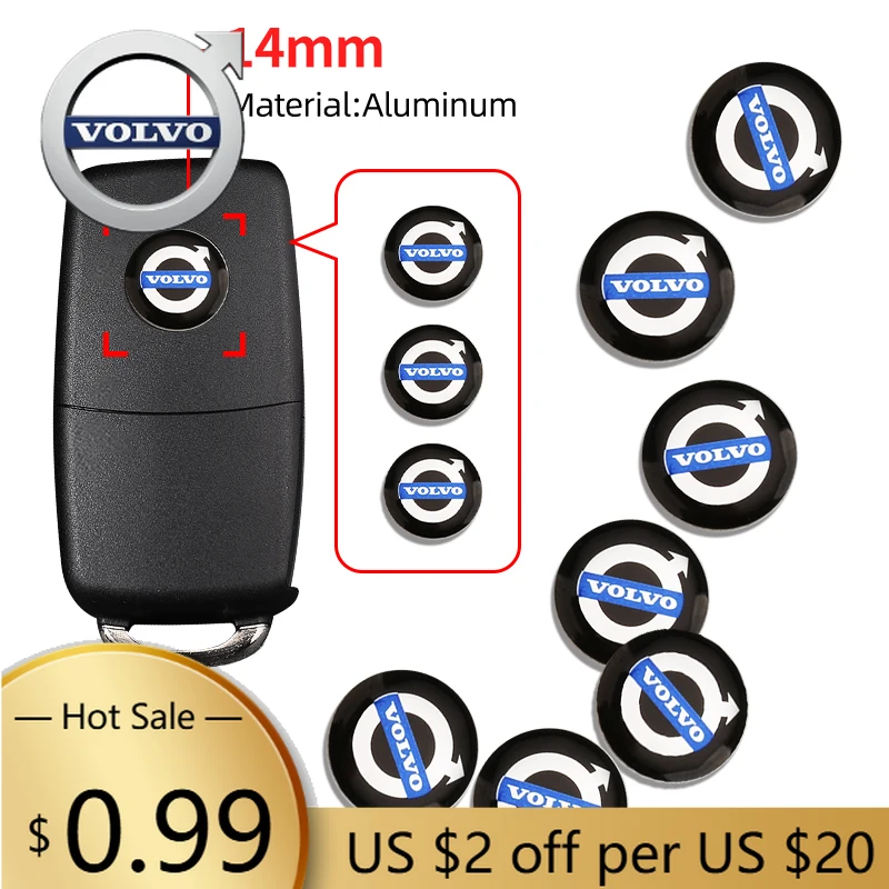 Hub Caps New 14mm Fob Car Logo Sticker for Car Remote Control Key For Volvo XC90 V90 V60 XC60 V40 S80 S60 S90 C40 XC40 V70 XC70
Hub Caps New 14mm Fob Car Logo Sticker for Car Remote Control Key For Volvo XC90 V90 V60 XC60 V40 S80 S60 S90 C40 XC40 V70 XC70