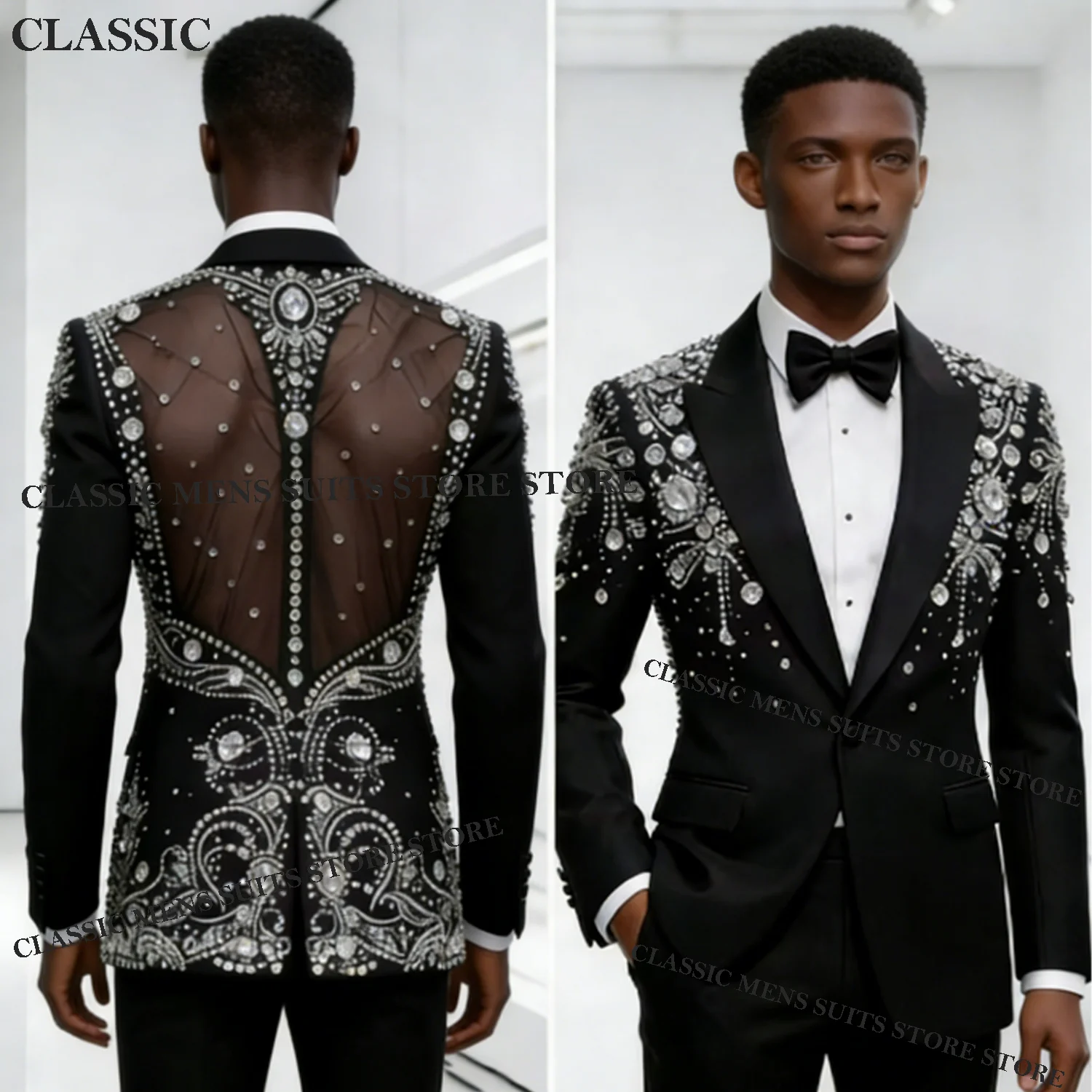 Индивидуальный блестящий металлический свадебный мужской комплект украшений для жениха, 2-х предметный костюм для выпускного вечера, приталенный пиджак, нарядный костюм для торжественных мероприятий (Ternos Completo)
Индивидуальный блестящий металлический свадебный мужской комплект украшений для жениха, 2-х предметный костюм для выпускного вечера, приталенный пиджак, нарядный костюм для торжественных мероприятий (Ternos Completo)