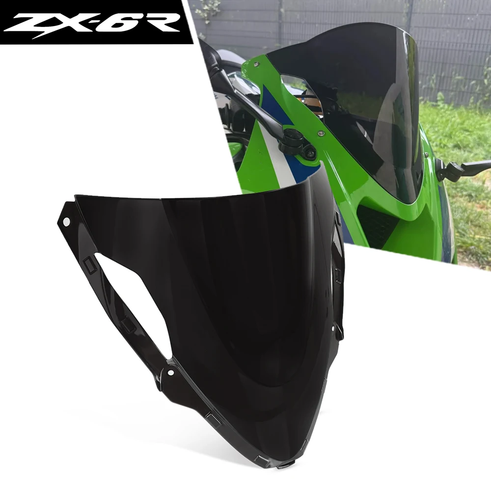 2027 Motorcycle Windshield Deflectors Wind Shield Screen Protector Parts For KAWASAKI Ninja ZX-6R ZX 6R ZX6R zx6r 2024 2025 2026
2027 Motorcycle Windshield Deflectors Wind Shield Screen Protector Parts For KAWASAKI Ninja ZX-6R ZX 6R ZX6R zx6r 2024 2025 2026