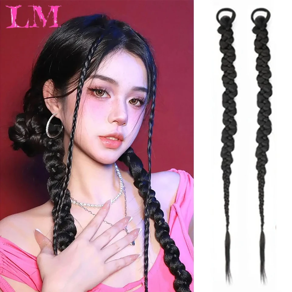 LM Long Straight Synthetic Ponytail With Elastic Band Wrap Around Straight Ponytail Extension Heat Resistant Pony Tail For Women
LM Long Straight Synthetic Ponytail With Elastic Band Wrap Around Straight Ponytail Extension Heat Resistant Pony Tail For Women