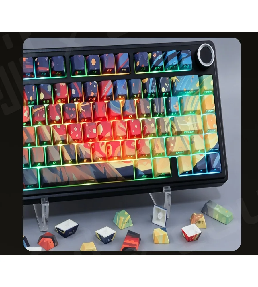 Original height PBT full five-sided sublimation V1 side engraved light-transmitting keycap 133 keys
Original height PBT full five-sided sublimation V1 side engraved light-transmitting keycap 133 keys