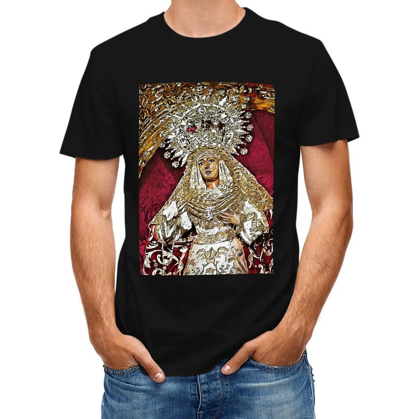 Seville, Esperanza de Triana T-Shirt Blouse shirts graphic shirts graphic tee men
Seville, Esperanza de Triana T-Shirt Blouse shirts graphic shirts graphic tee men