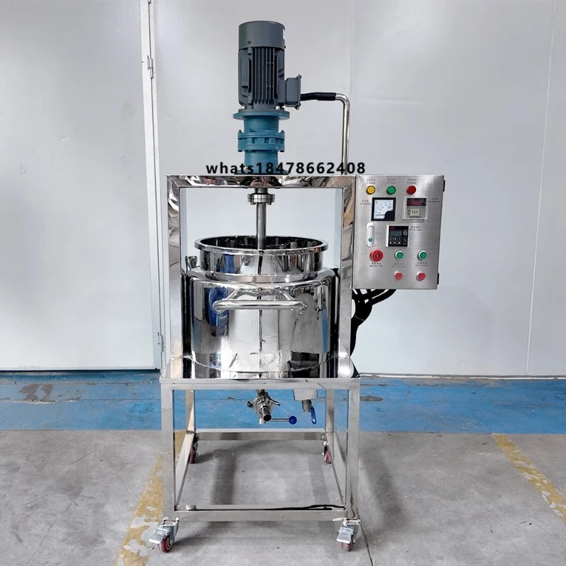 50L100L200L Double Jacketed Electric Heating Mixing Tank Factory Price Stainless Steel Small Mixing Machine Manufacturer
50L100L200L Double Jacketed Electric Heating Mixing Tank Factory Price Stainless Steel Small Mixing Machine Manufacturer