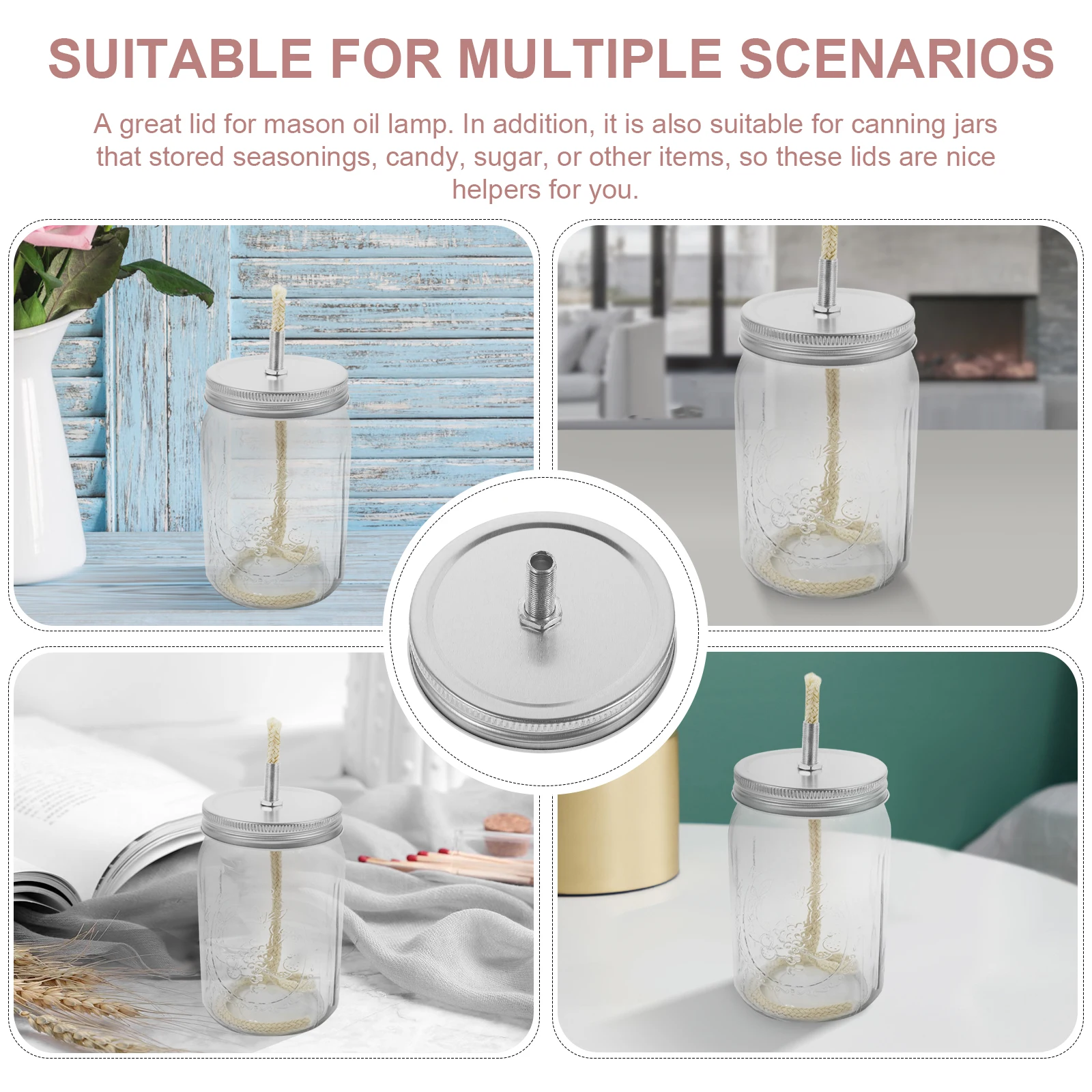 2pcs Mason Oil Lid Premium Tinplate High Temp Resistant Smooth Edge Easy Install Housewarming Gift Mason Jar Accessories
2pcs Mason Oil Lid Premium Tinplate High Temp Resistant Smooth Edge Easy Install Housewarming Gift Mason Jar Accessories