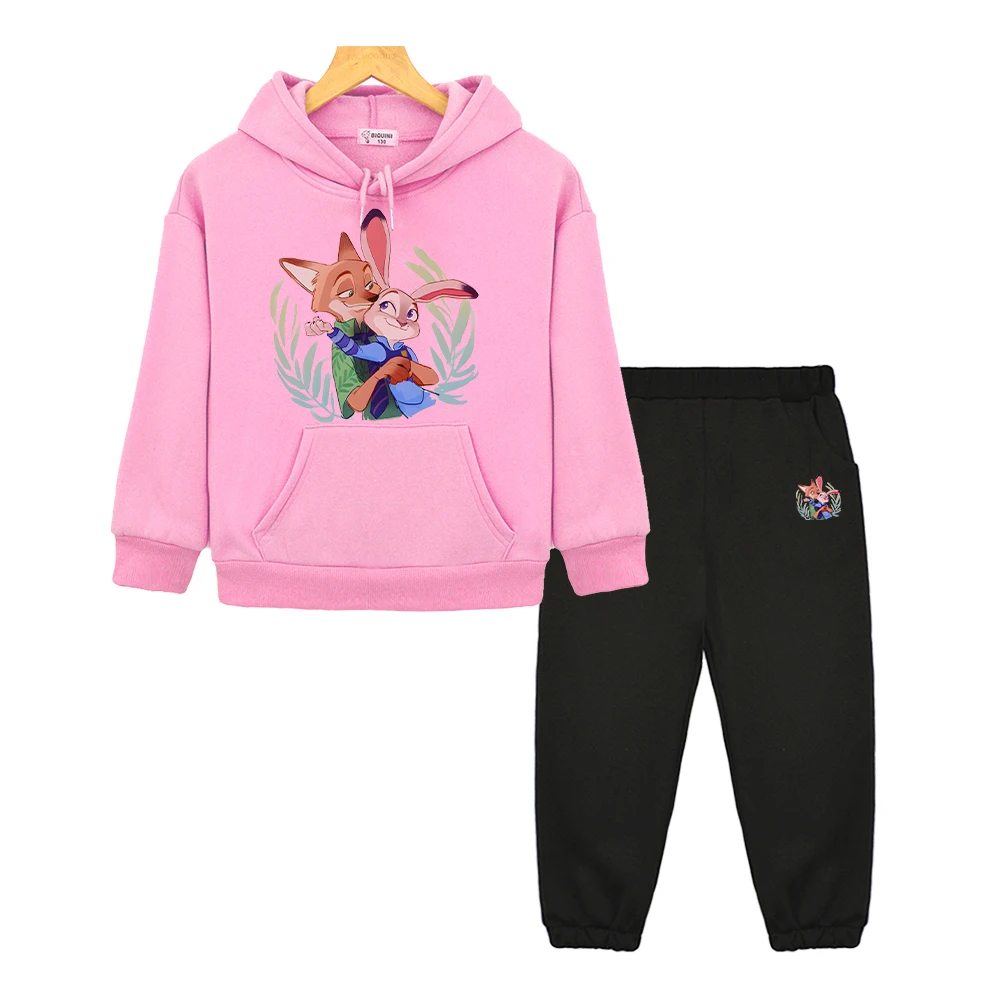 Zootopia 2 hoodies Fleece Sweatshirt boy girls Hooded Sports Sets y2k sudadera Disney Casual pullover+Pant kids boutique clothes
Zootopia 2 hoodies Fleece Sweatshirt boy girls Hooded Sports Sets y2k sudadera Disney Casual pullover+Pant kids boutique clothes