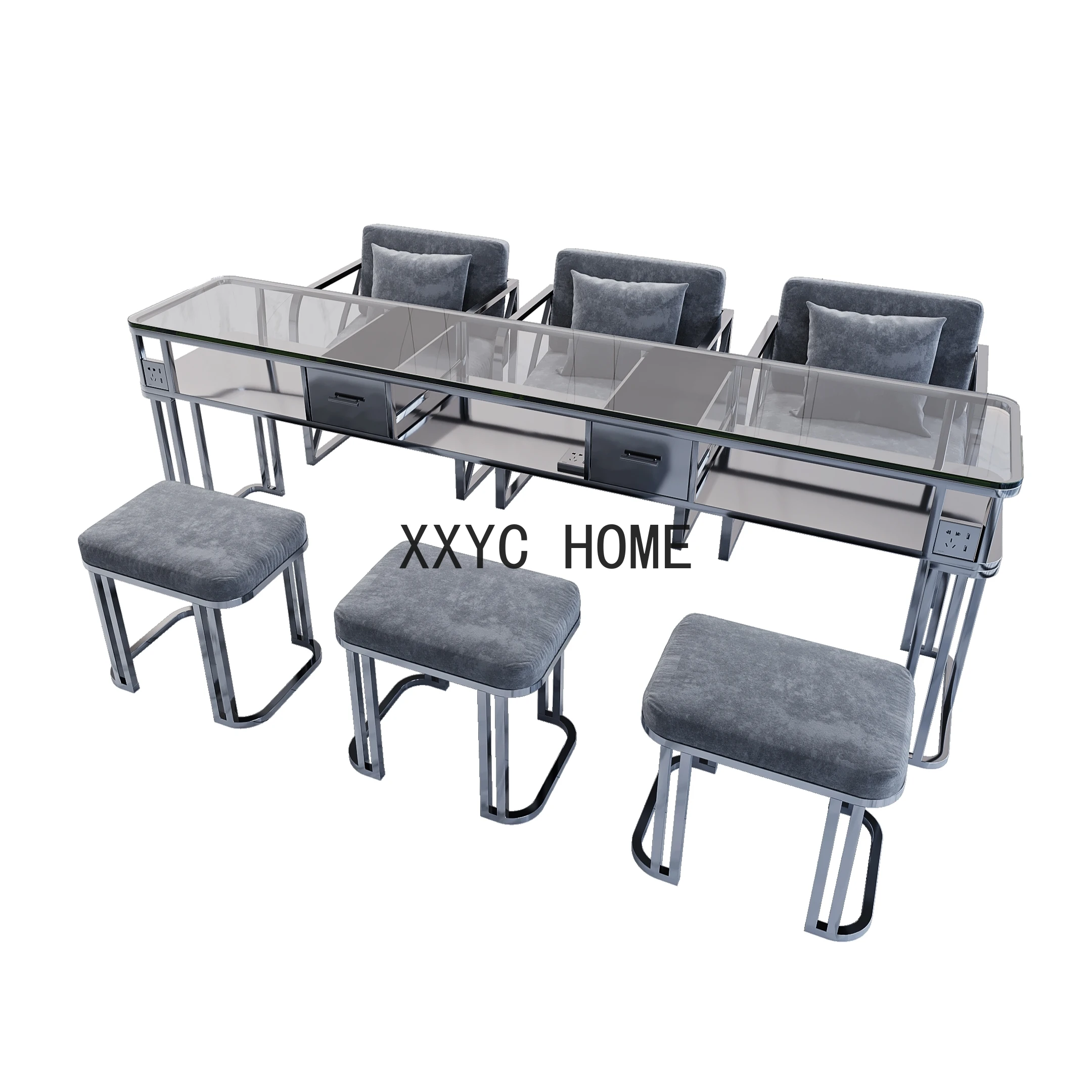 Luxury Glass Tabletop Manicure Table Nordic Professional Dressing Nail Table Storage Mesa De Manicure Furniture
Luxury Glass Tabletop Manicure Table Nordic Professional Dressing Nail Table Storage Mesa De Manicure Furniture