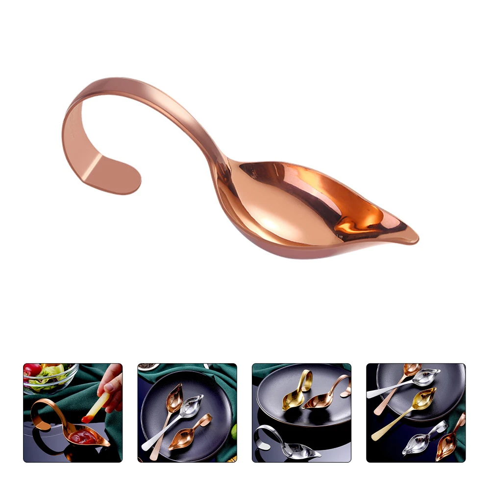 Saucier Spoon Sauce Plating Art Pencil Golden Stainless Steel Kitchen Tool for Baking Coffee Western Food Placement Practical
Saucier Spoon Sauce Plating Art Pencil Golden Stainless Steel Kitchen Tool for Baking Coffee Western Food Placement Practical