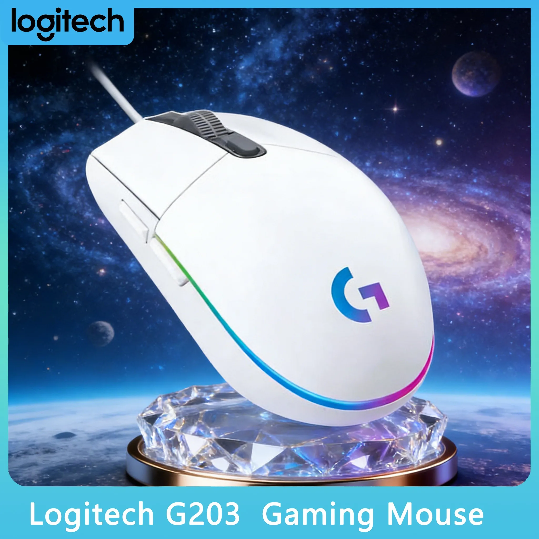 Беспроводная эргономичная мышь Logitech G203/G102 с частотой опроса 1000 Гц
Беспроводная эргономичная мышь Logitech G203/G102 с частотой опроса 1000 Гц