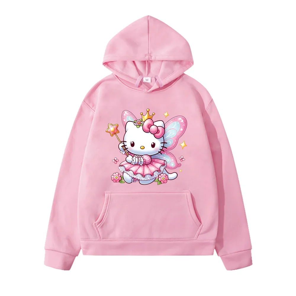 Hello Kitty Little Fairy Hoodie Kawaii for Boys Girls Clothes Comfortable Fleece Children's Sweatshirt with Hooded Kids Pullover
Hello Kitty Little Fairy Hoodie Kawaii for Boys Girls Clothes Comfortable Fleece Children's Sweatshirt with Hooded Kids Pullover