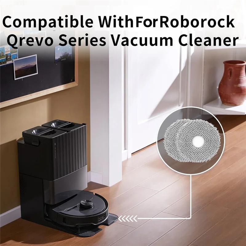 AA76-12PCS Microfiber Mop Cloths For Roborock Qrevo/Qrevo Maxv/Qrevo S/Qrevo Pro Robot Vacuum Cleaner Accessories
AA76-12PCS Microfiber Mop Cloths For Roborock Qrevo/Qrevo Maxv/Qrevo S/Qrevo Pro Robot Vacuum Cleaner Accessories
