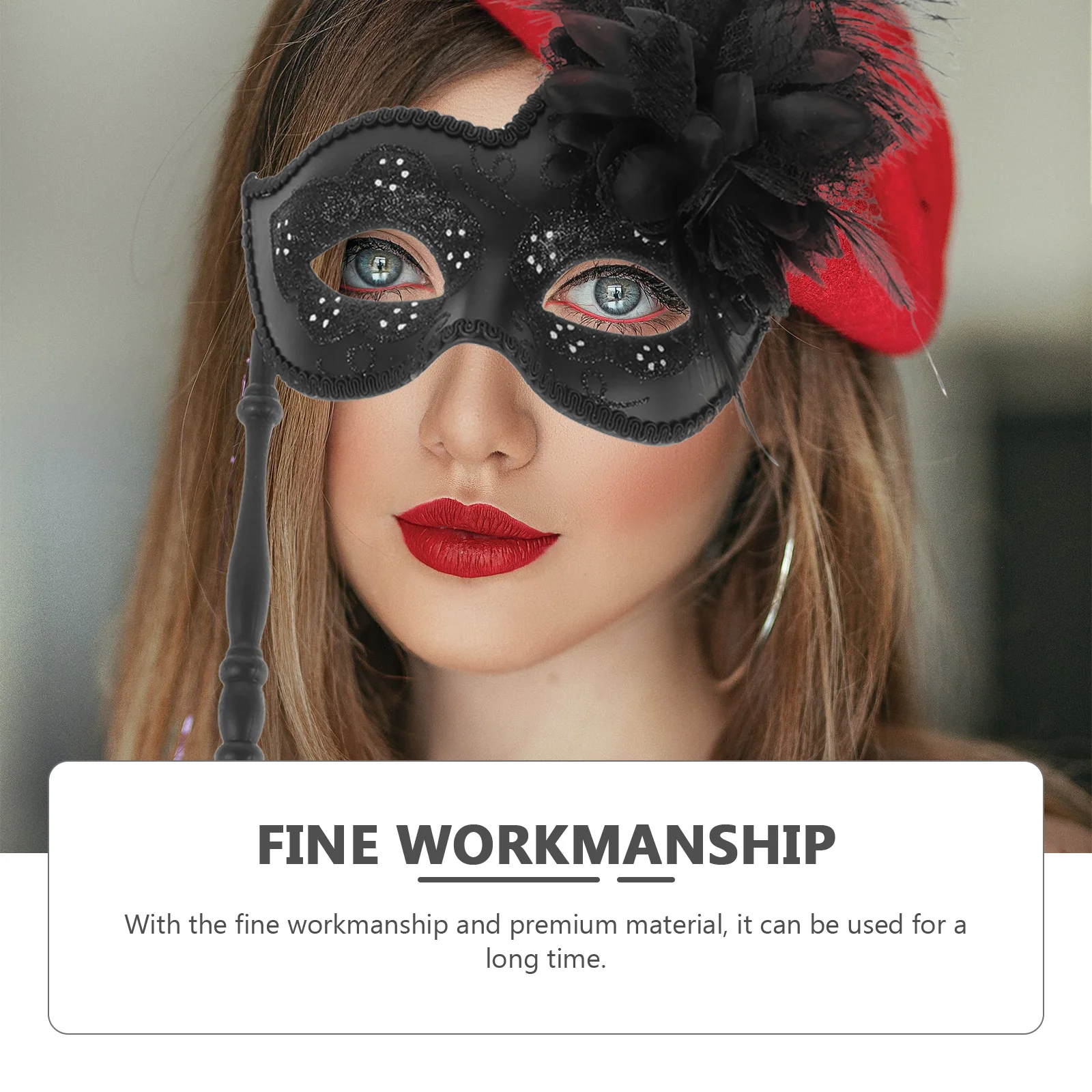 Party Mask Handheld Costume Decor Costume Decor For Women Halloween Cosplay Festival Stage Accessory Gift
Party Mask Handheld Costume Decor Costume Decor For Women Halloween Cosplay Festival Stage Accessory Gift