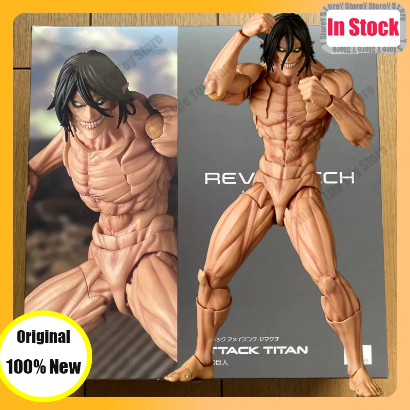 Original KAIYODO Revoltech AMAZING YAMAGUCHI Attack On Titan Eren Jaeger Anime Action Figures Model Collection Toy
Original KAIYODO Revoltech AMAZING YAMAGUCHI Attack On Titan Eren Jaeger Anime Action Figures Model Collection Toy