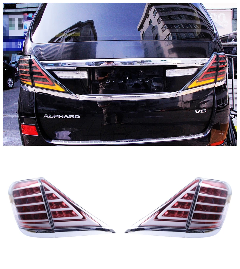 Suitable for Toyota Alpha LED taillight assembly Alpha 20 series modified LED streamer turn signal rear taillight
Suitable for Toyota Alpha LED taillight assembly Alpha 20 series modified LED streamer turn signal rear taillight