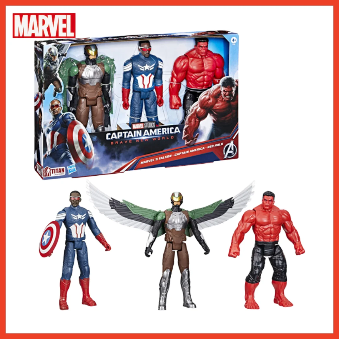 6-Inch Original Marvel Legends Sam Wilson Moonstone Red Hulk Captain America Falcon Ii Action Figure Collectible Model Toy
6-Inch Original Marvel Legends Sam Wilson Moonstone Red Hulk Captain America Falcon Ii Action Figure Collectible Model Toy