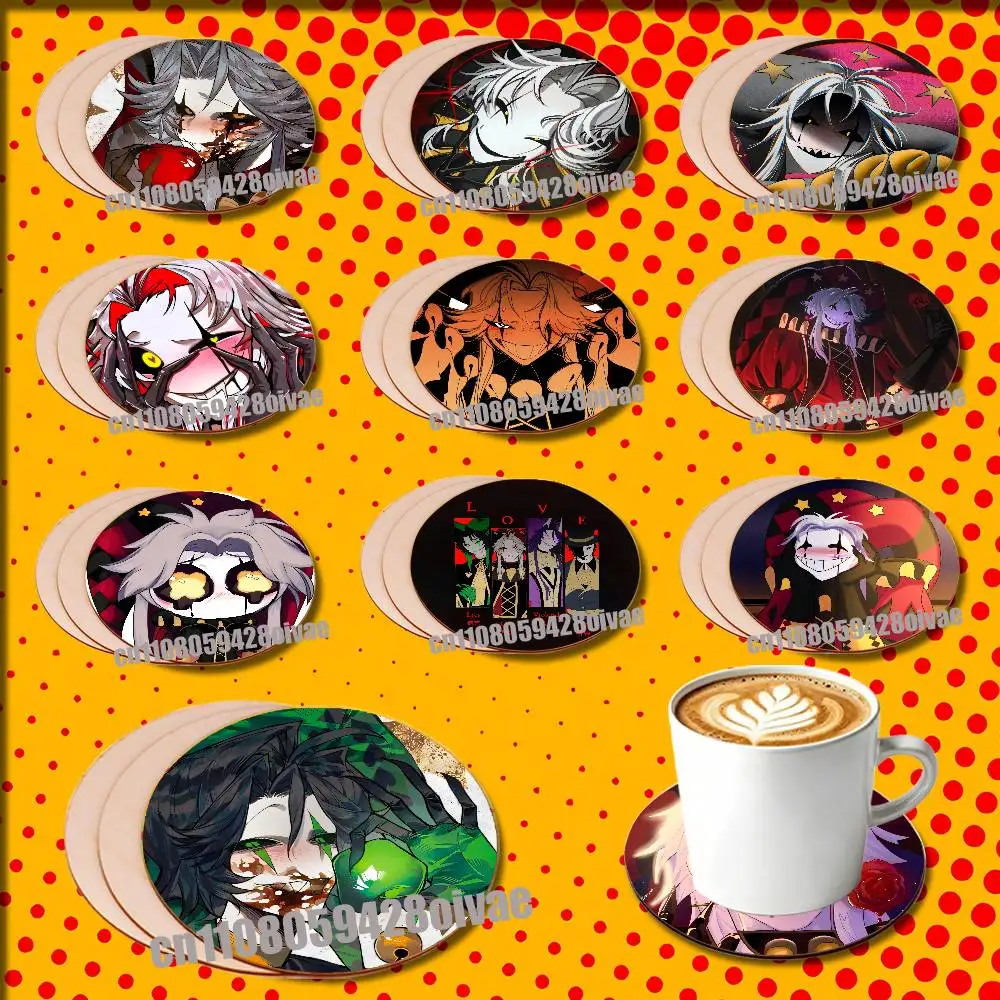 For The Freak Circus Pierrot Harlequin Water Coffee Tea Coaster Cup Glass Mat 10CM Wood Round Dining desk Decoration
For The Freak Circus Pierrot Harlequin Water Coffee Tea Coaster Cup Glass Mat 10CM Wood Round Dining desk Decoration