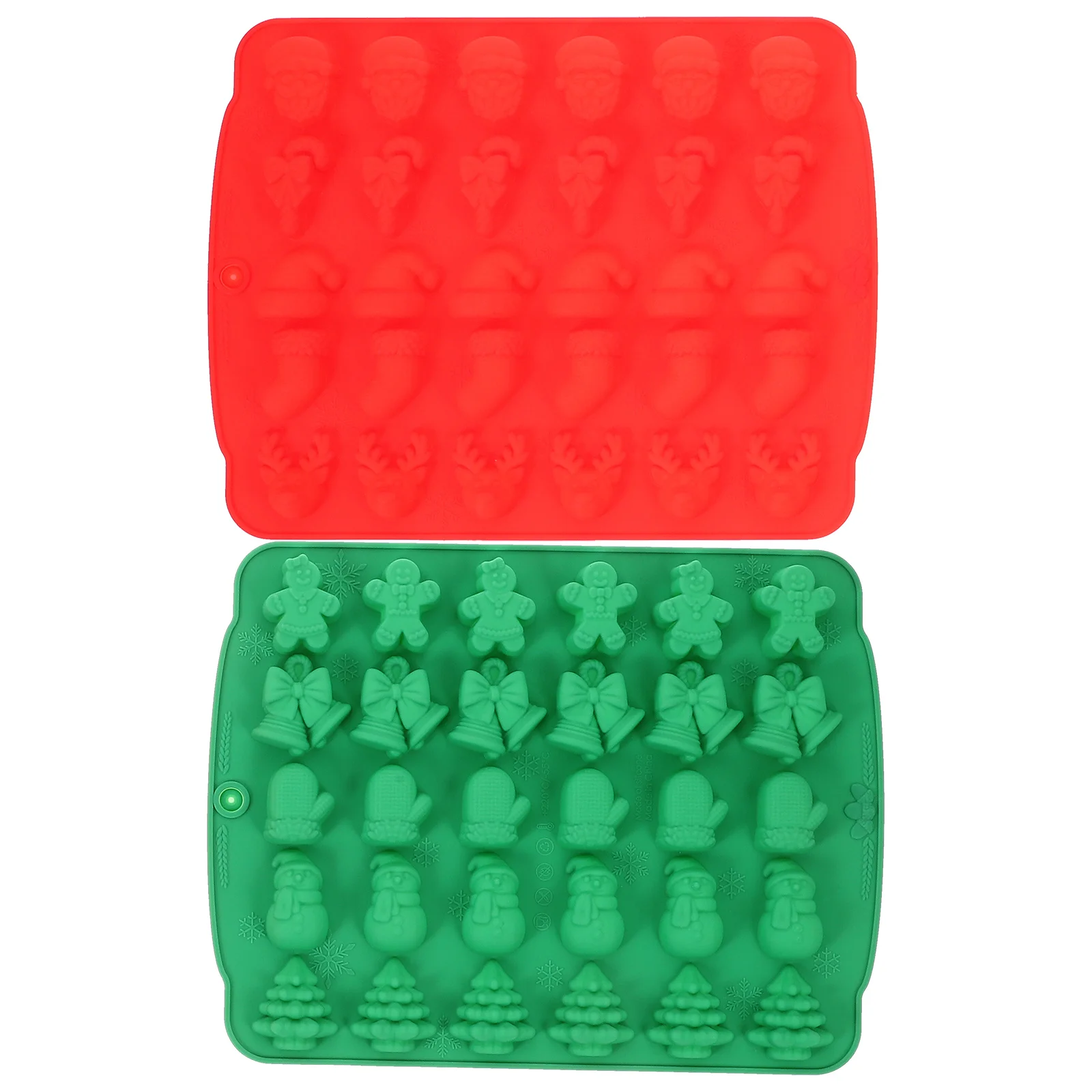 2Pcs Silicone Christmas Chocolate Mold DIY Flexible Candy Baking Mold for Jelly Cake Making Chocolate Supplies
2Pcs Silicone Christmas Chocolate Mold DIY Flexible Candy Baking Mold for Jelly Cake Making Chocolate Supplies