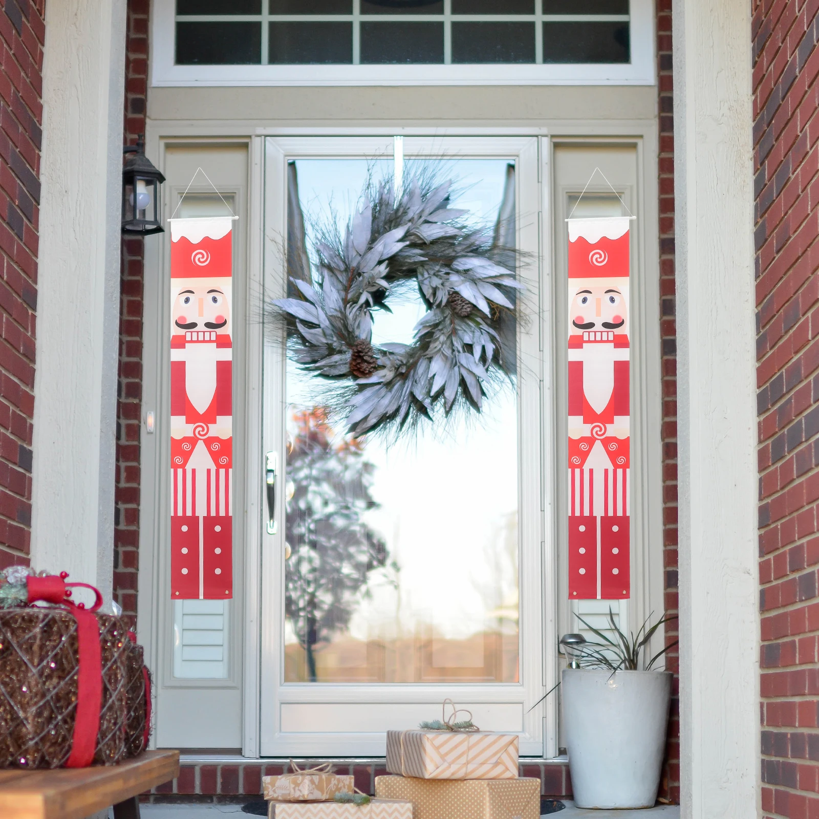 1Set Christmas Porch Banner Polyester Material Christmas Couplet Door Decoration Suitable for Indoor Outdoor Home Office Hotel
1Set Christmas Porch Banner Polyester Material Christmas Couplet Door Decoration Suitable for Indoor Outdoor Home Office Hotel