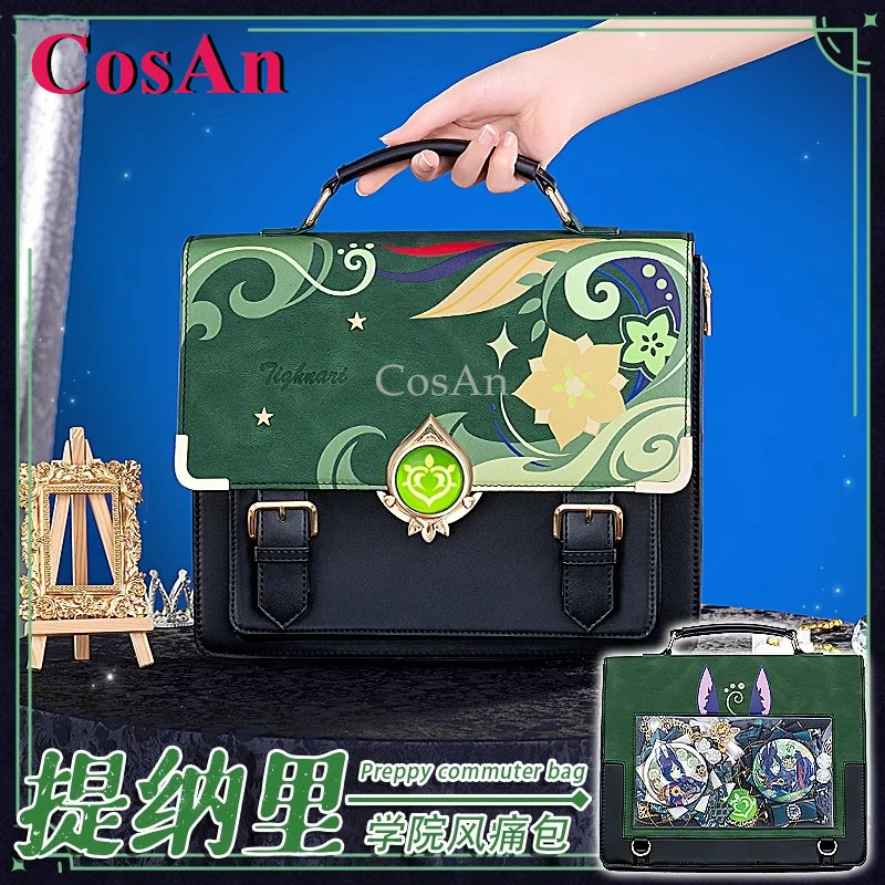 CosAn Game Genshin Impact Tighnari Cosplay Theme Impression Pack Daily Preppy Commuter Backpack Messenger Bag Fashion Itabag
CosAn Game Genshin Impact Tighnari Cosplay Theme Impression Pack Daily Preppy Commuter Backpack Messenger Bag Fashion Itabag