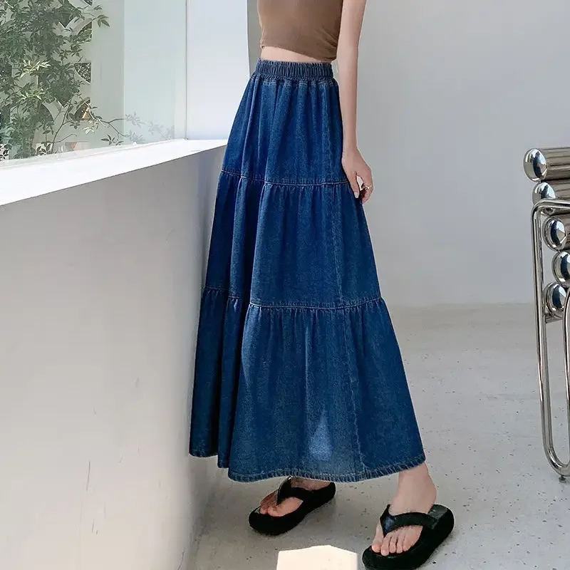 High Waist Blue Female Jeans Skirts Luxury Elegant Summer 2025 Women's Denim Skirt Aesthetic Streetwear Vintage Trend Clothing
High Waist Blue Female Jeans Skirts Luxury Elegant Summer 2025 Women's Denim Skirt Aesthetic Streetwear Vintage Trend Clothing