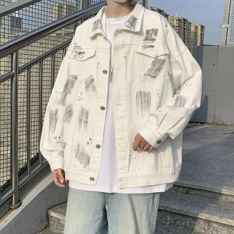 With Print Male Jean Coats Vintage Size L Outwear Branded Loose Cowgirl on Board New in Worn Low Price Men's Denim Jacket Doodle
With Print Male Jean Coats Vintage Size L Outwear Branded Loose Cowgirl on Board New in Worn Low Price Men's Denim Jacket Doodle