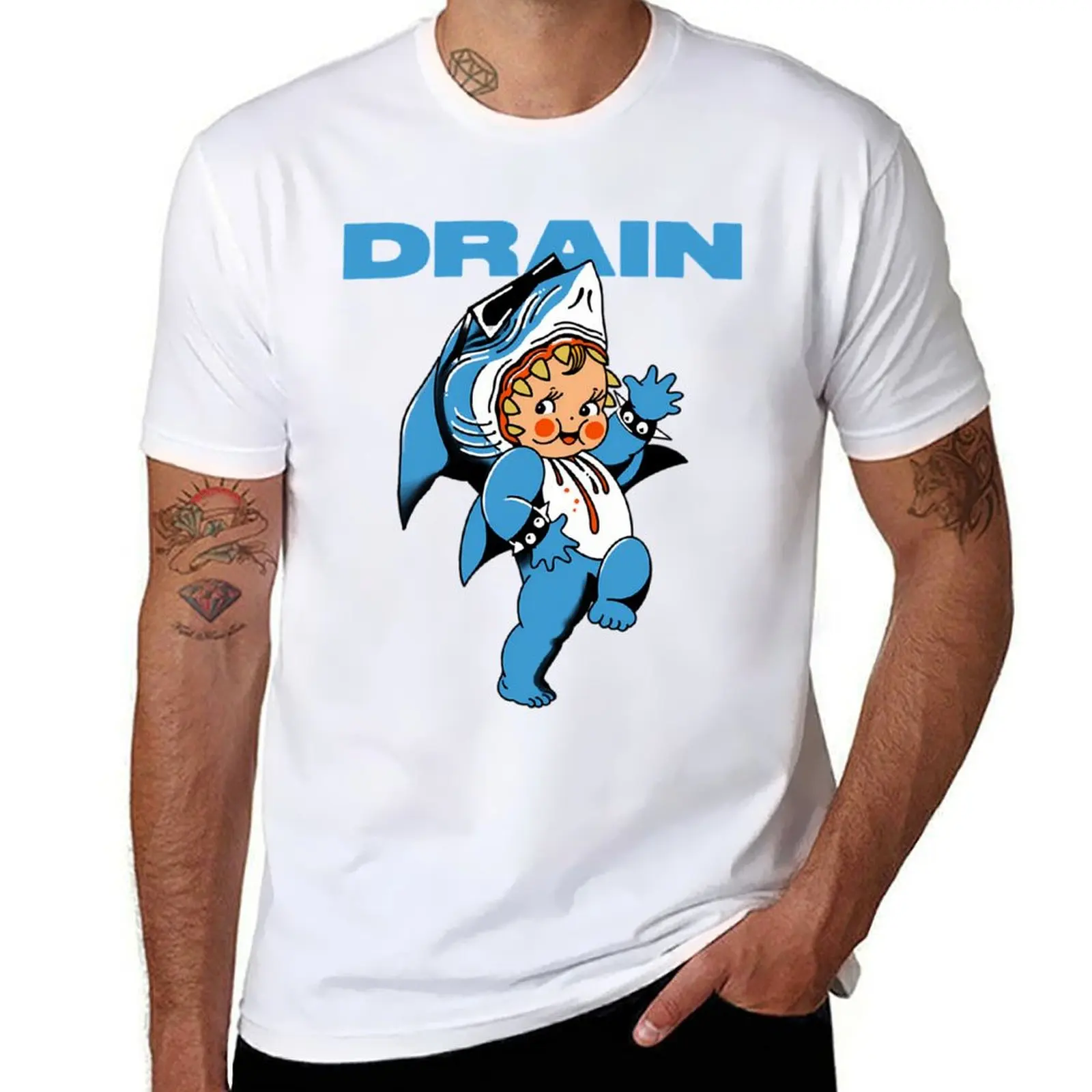 Drain Band T-Shirt plus size clothes summer 2025 boys animal print gifts for boyfriend tee shirts for men
Drain Band T-Shirt plus size clothes summer 2025 boys animal print gifts for boyfriend tee shirts for men