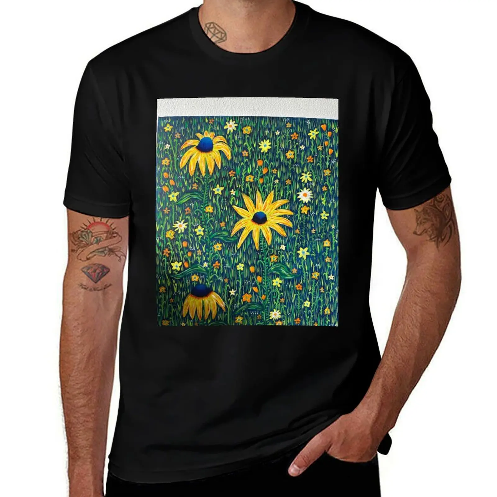 Midnight Garden T-Shirt summer tops cotton graphic tees blacks mens plain t shirts
Midnight Garden T-Shirt summer tops cotton graphic tees blacks mens plain t shirts