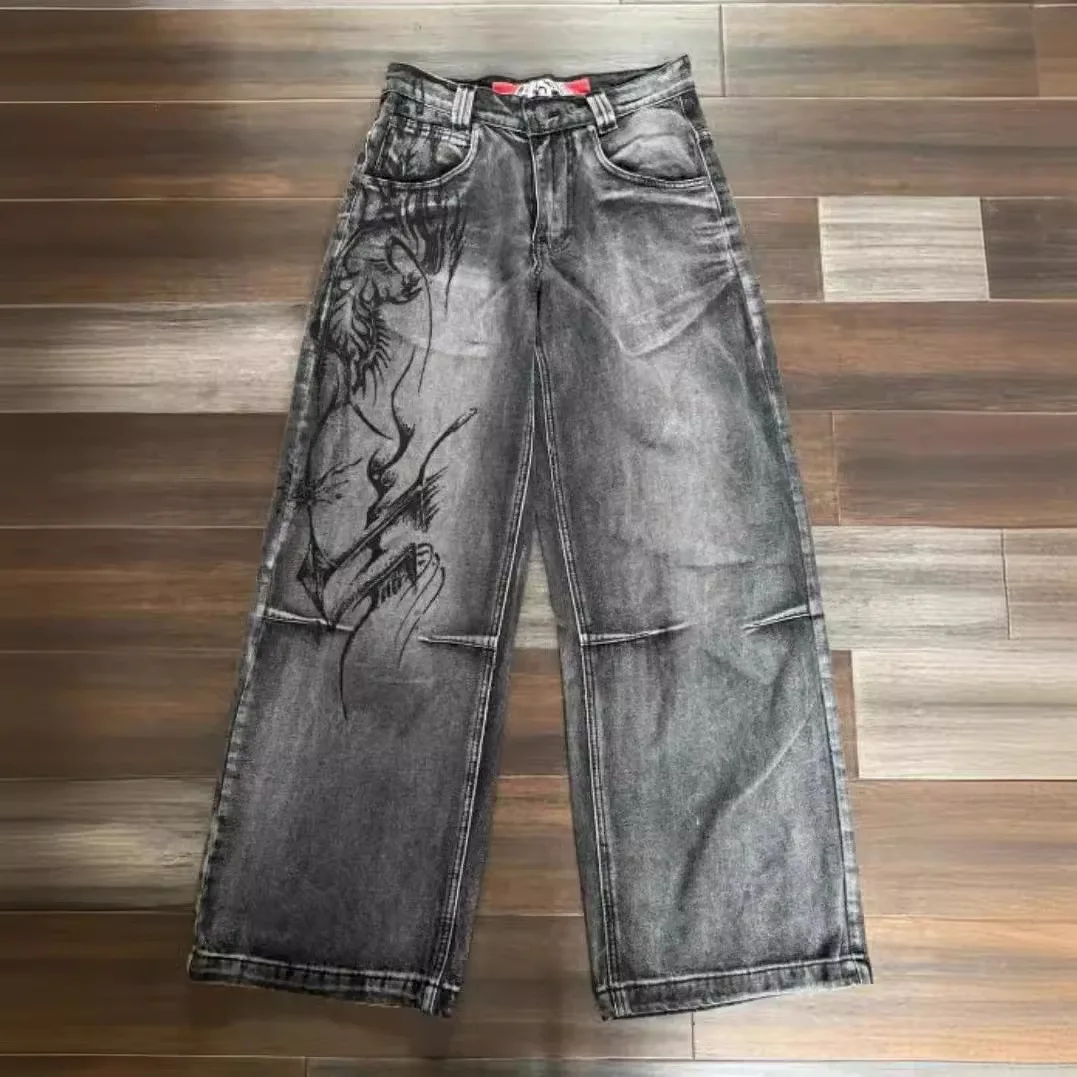 American Street Style Loose Jeans Men Harajuku Wideleg Trousers Casual mid Waist Zipper Fly Straight Leg Jeans for Teens
American Street Style Loose Jeans Men Harajuku Wideleg Trousers Casual mid Waist Zipper Fly Straight Leg Jeans for Teens