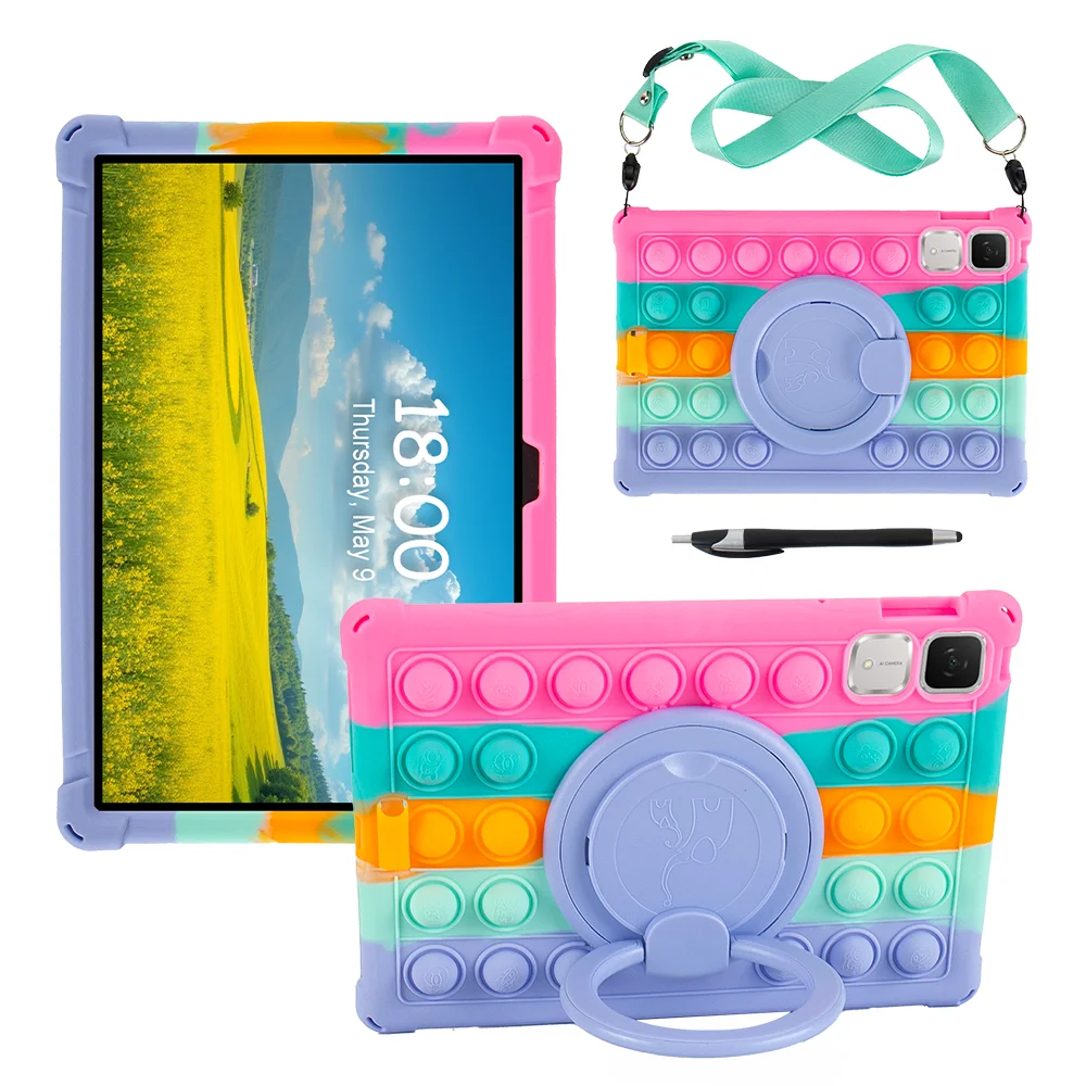 Soft Silicone Case For Huawei Honor Tablet GT 2025 11.5" Model ROL-W60 360 Rotating Stand Cover With Handle Grip Shoulder Strap
Soft Silicone Case For Huawei Honor Tablet GT 2025 11.5" Model ROL-W60 360 Rotating Stand Cover With Handle Grip Shoulder Strap